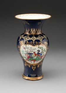 Vase, Worcester, c. 1770. Creator: Royal Worcester