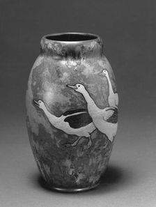 Vase, about 1898-1900. Creators: Charles Virion, Albert Boue, Alphonse Petit, Montigny-sur-Loing Manufactory