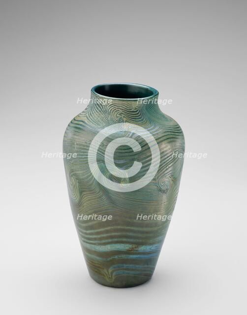Vase, about 1892-1901. Creator: Tiffany Glass.