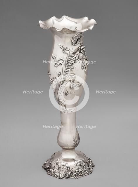 Vase, about 1900-1910. Creator: George W Shiebler and Company.
