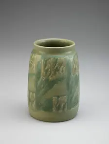 Vase, about 1911-1931. Creators: Overbeck Pottery, Elizabeth Gray Overbeck, Hannah Borger Overbeck