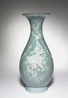Vase Bertin, c. 1855. Creator: Jules-Constant Peyre (French, 1811-); Léopold Jules Gély (French); Sèvres Porcelain Manufactory (French, est. 1740)
