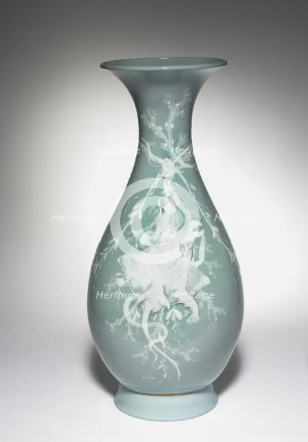 Vase Bertin, c. 1855. Creator: Jules-Constant Peyre (French, 1811-); Léopold Jules Gély (French); Sèvres Porcelain Manufactory (French, est. 1740).