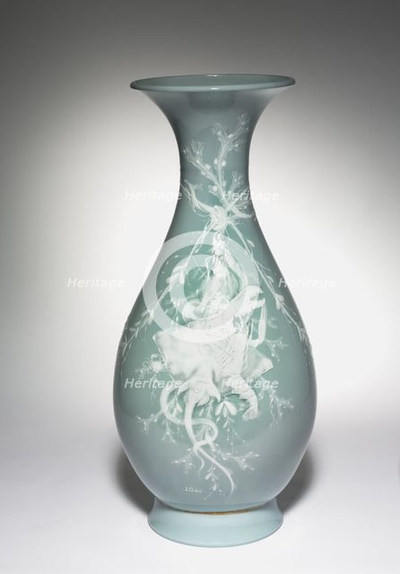 Vase Bertin, c. 1855. Creator: Jules-Constant Peyre (French, 1811-); Léopold Jules Gély (French); Sèvres Porcelain Manufactory (French, est. 1740).