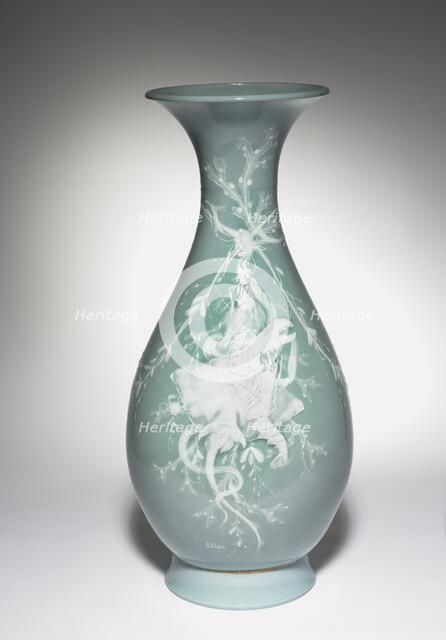 Vase Bertin, c. 1855. Creator: Jules-Constant Peyre (French, 1811-); Léopold Jules Gély (French); Sèvres Porcelain Manufactory (French, est. 1740).