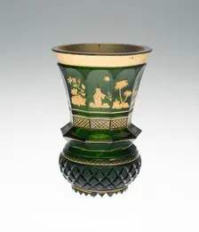 Vase, Bohemia, c. 1830/50. Creator: Bohemia Glass