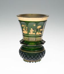 Vase, Bohemia, c. 1830/50. Creator: Bohemia Glass