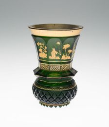 Vase, Bohemia, c. 1830/50. Creator: Bohemia Glass