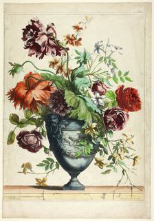 Vase Bleu, n.d. Creator: Jean-Baptisite Monnoyer