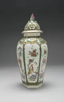 Vase, Bristol, c. 1760/65. Creator: Bristol Porcelain Factories
