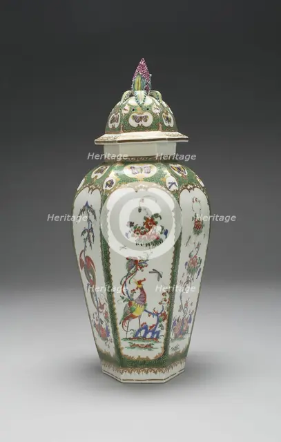 Vase, Bristol, c. 1760/65. Creator: Bristol Porcelain Factories.