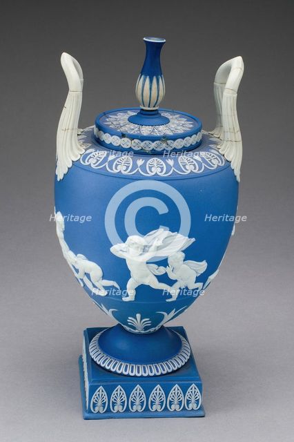 Vase, Burslem, c. 1850. Creator: Wedgwood.