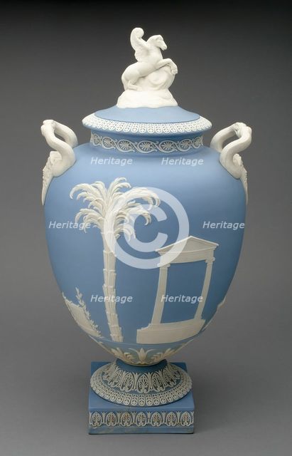 Vase, Burslem, c. 1860. Creator: Wedgwood.