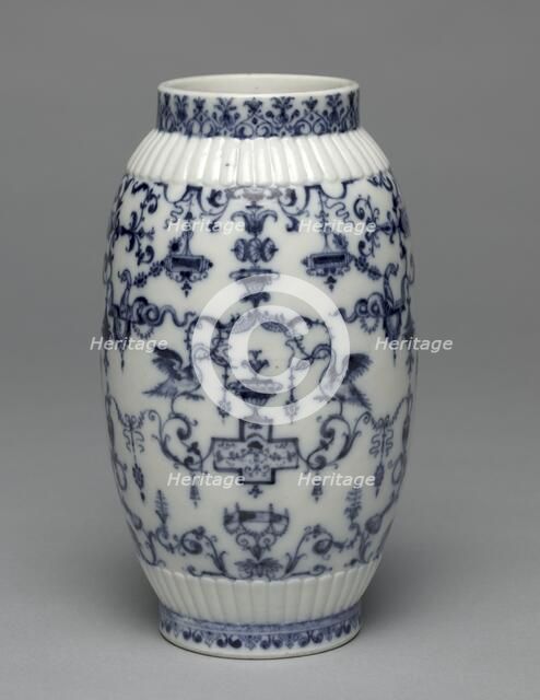 Vase, c. 1695- 1700. Creator: Saint Cloud Porcelain Factory (French).