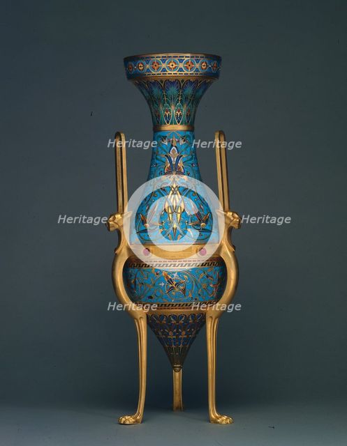 Vase, c. 1862. Creator: Firm of Ferdinand Barbedienne (French, 1810-1892); Louis-Constant Sévin (French, 1821-1888).