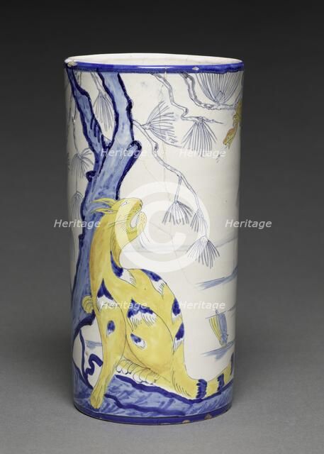 Vase, c. 1885. Creator: Emile Gallé (French, 1846-1904).