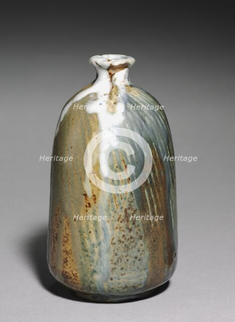 Vase, c. 1890. Creator: Jean Carriès (French, 1855-1894).