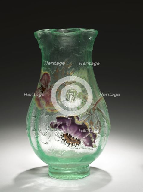 Vase, c. 1900. Creator: Emile Gallé (French, 1846-1904).