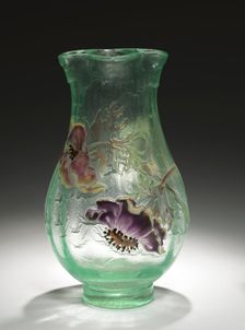 Vase, c. 1900. Creator: Emile Gallé (French, 1846-1904)