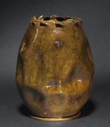 Vase, c. 1900. Creator: George E. Ohr (American, 1857-1918)