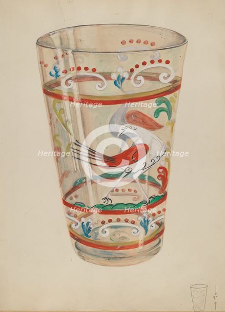 Vase, c. 1936. Creator: Ella Josephine Sterling.