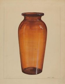 Vase, c. 1936. Creator: Janet Riza