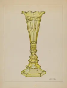 Vase, c. 1936. Creator: Janet Riza