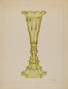 Vase, c. 1936. Creator: Janet Riza
