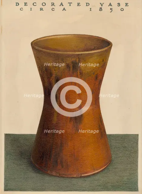 Vase, c. 1936. Creator: John Matulis.