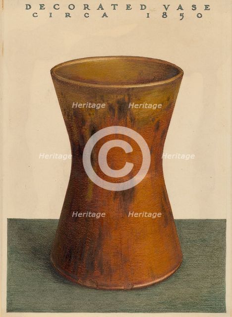 Vase, c. 1936. Creator: John Matulis.