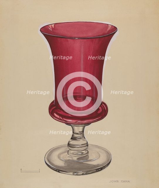 Vase, c. 1936. Creator: John Dana.