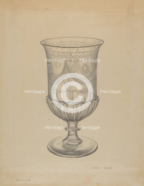Vase, c. 1936. Creator: John Dana.