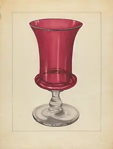 Vase, c. 1936. Creator: John Fisk