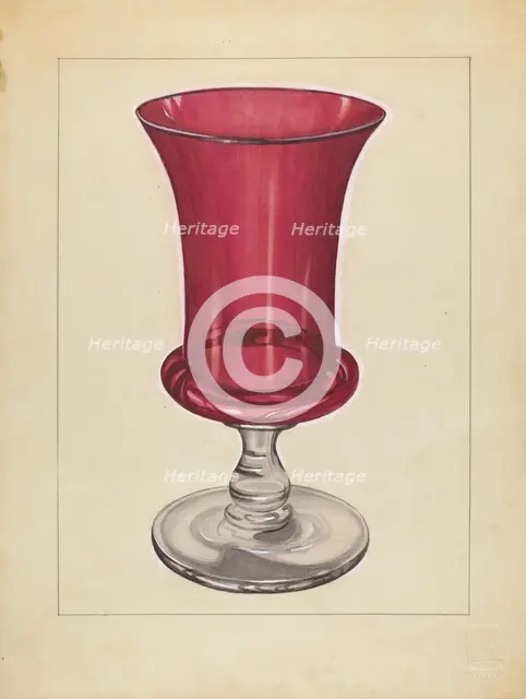Vase, c. 1936. Creator: John Fisk.