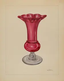Vase, c. 1936. Creator: John Tarantino