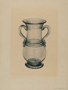 Vase, c. 1936. Creator: John Tarantino