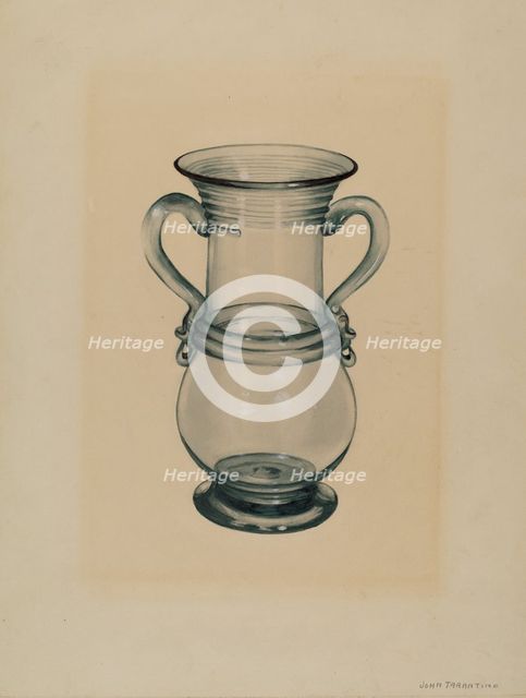 Vase, c. 1936. Creator: John Tarantino.