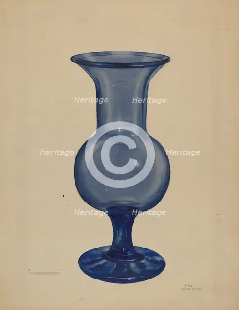 Vase, c. 1936. Creator: John Tarantino.