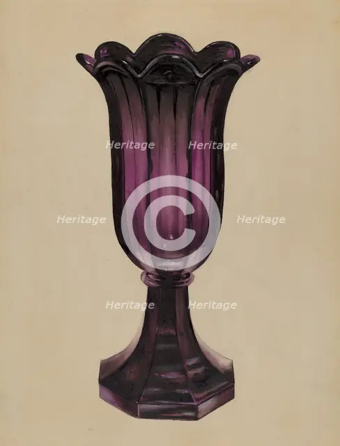 Vase, c. 1936. Creator: John Tarantino.