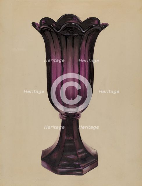 Vase, c. 1936. Creator: John Tarantino.
