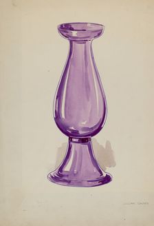Vase, c. 1936. Creator: Lillian Causey