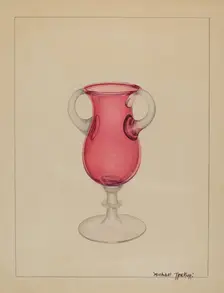 Vase, c. 1936. Creator: Michael Trekur