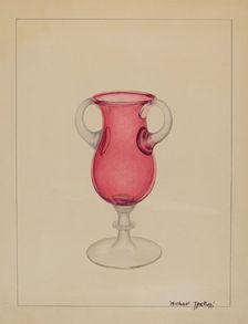 Vase, c. 1936. Creator: Michael Trekur