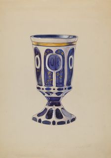 Vase, c. 1936. Creator: Ralph Atkinson