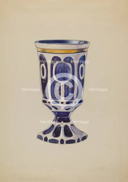 Vase, c. 1936. Creator: Ralph Atkinson.