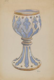 Vase, c. 1936. Creator: Robert Stewart