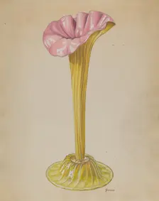 Vase, c. 1936. Creator: Robert Stewart