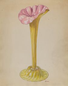Vase, c. 1936. Creator: Robert Stewart