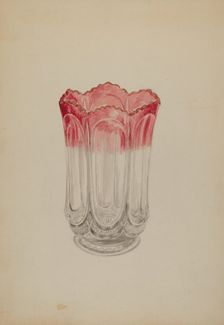 Vase, c. 1937. Creator: Eva Wilson