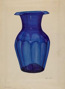 Vase, c. 1937. Creator: Janet Riza